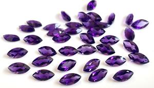 Marquesa de amatista natural 3x6mm facetado-Amatista suelta Marquesa Corte de calidad superior - Product Image 5
