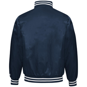 แจ็คเก็ตบอมเบอร์ผู้ชายไซส์ใหญ่แบบลำลองสั่งทำพิเศษ ขายส่ง OEM ผ้าขนสัตว์คุณภาพสูง กันลม - Product Image 2