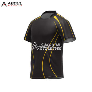 High Performance Men Rugby Uniform Set Breathable Fabric Quick Dry Lightweight Shirt And Shorts For Professional Players - Product Image 4