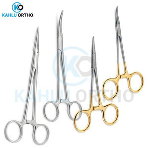 Kahlu คีมหนีบล็อคกระดูกและข้อแบบ5.5ตรงโค้งสำหรับจับยุงที่จับสแตนเลสแบบแมนนวล - Product Image 6