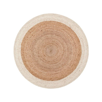 New Design Outdoor Jute Rug Door Mats Eco-Friendly Handmade Natural Jute Braided Embroidered Carpet Floor Mat From Bangladesh