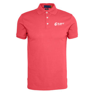 Vente en gros T-shirt blanc pour homme Polo avec logo brodé sur mesure T-shirts de polo pour homme Polo de golf uni unisexe de Gloves City - Product Image 5