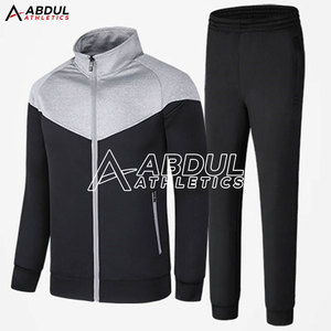 Diseño personalizado hombres chándal transpirable ropa deportiva traje para Fitness correr gimnasio proveedor de fábrica hombres chándal - Product Image 1
