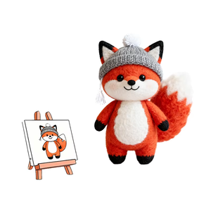 Peluche super douce 25 cm en forme de <span class=keywords><strong>pingouin</strong></span> ou de loup, avec rembourrage en coton PP, idéale comme ours promotionnel pour le bureau ou la maison - Product Image 1