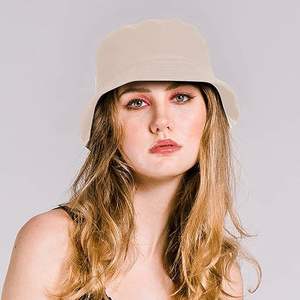 Sombrero de cubo ajustable Unisex con estilo de lona de algodón 100% de alta calidad, logotipo de impresión personalizado, superventas de verano, liso en blanco - Product Image 3