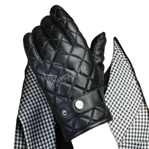 Guantes de Invierno de Piel de Oveja Auténtica para Hombre, con Forro de Felpa y Pantalla Táctil, de Buena Calidad y a Precio Económico - Product Image 1