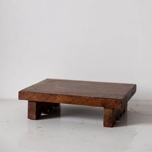 Rehausseur rectangulaire en bois recyclé - Product Image 2