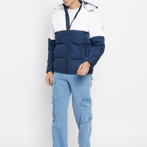 Chaqueta de Invierno Acolchada para Hombre, con Logotipo Personalizado al por Mayor, Estilo Urbano, de Algodón, con Capucha, de Secado Rápido, Transpirable, con Estampado OEM - Product Image 6