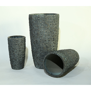 Maceta de Fibra de Vidrio FRP de Alta Calidad, Diseño Clásico, para Interiores y Exteriores, Altura 30 x Diámetro 17 Pulgadas - Product Image 5