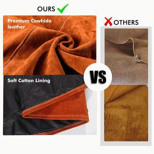 ผ้ากันเปื้อนหนังวัวแท้คุณภาพสูง6ช่องผ้ากันเปื้อนบาริสต้าสำหรับช่างตัดผมพร้อมโลโก้ออกแบบได้ตามต้องการ - Product Image 3