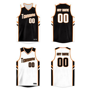 Maillot de basket-ball réversible personnalisable pour hommes, uniformes respirants grande taille pour adultes - Product Image 5