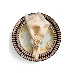 Modern Natural Mother of Pearl <b>Placemats</b> <b>for</b> Everyday Dining <b>Table</b> and Home Decor From Vietnam - Product Image 2