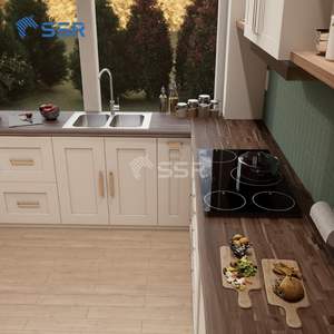 Encimera de Madera de Acacia Espresso con Borde Natural de 25x1.5x122 Pulgadas, Escritorio de Oficina Urbano Contemporáneo - Por SSR VINA - Product Image 4