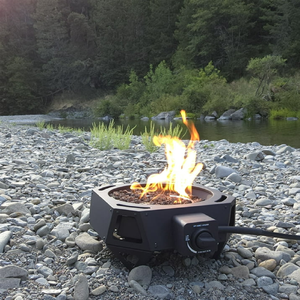 A <b>deep</b> <b>bowl</b> steel firepit created to hold thick logs and provide extended warmth and outdoor warmth for Garden for Outdoor Use - Product Image 5
