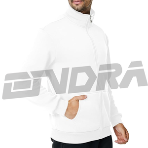 Sudadera polar con cremallera completa para hombre, chaqueta de cuello simulado, manga larga, tela suave, ropa informal ligera, ropa de abrigo elegante, ajuste cómodo - Product Image 4