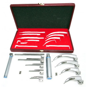 Ensemble de lames de laryngoscope Mac Miller avec poignée, instrument chirurgical en acier inoxydable pour interventions ORL - Product Image 6