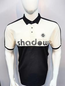 เสื้อยืดแขนสั้นคอตตอนผสมสำหรับผู้ชายดีไซน์เงาและสดใส - Product Image 4