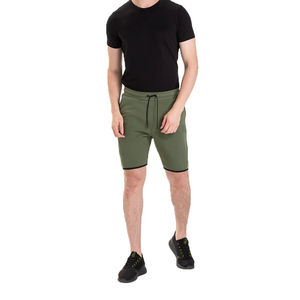 กางเกงขาสั้นลำลองสำหรับผู้ชายกางเกงกีฬาพิมพ์ลายกระเป๋าผ้าฝ้ายโพลีเอสเตอร์ลายทางขนาดใหญ่พิเศษ - Product Image 2