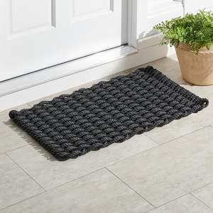 Paillasson décoratif en corde, adapté à une utilisation intérieure et extérieure, avec une finition naturelle classique et un style d'entrée intemporel pour la maison - Product Image 5