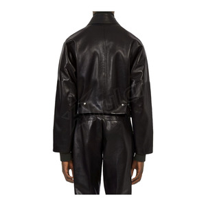 Handmade Sang Trọng Cổ Điển Phong Cách Đầy Đủ Dây Kéo Cắt Áo Khoác Da Tùy Chỉnh rám nắng Đầy Đủ Da Cho Mùa Đông - Product Image 3