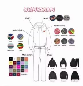 เสื้อมีฮู้ดโอเวอร์ไซส์ผู้ชายเสื้อผ้าแนวสตรีทวินเทจผ้าฝ้ายทรงโอเวอร์ไซส์พิมพ์ลายได้ตามต้องการ - Product Image 6