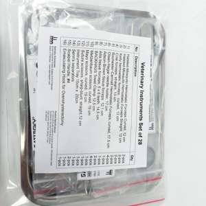 Neuter Pack Set Instrumento quirúrgico general veterinario con fórceps para esterilización para obstetricia Ginecología Control de la natalidad - Product Image 3