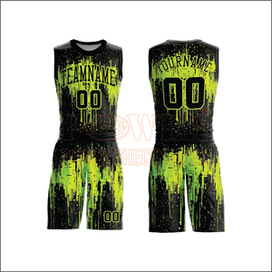 Uniforme de basket-ball à sublimation complète Maillot de basket-ball personnalisé pour toute l'équipe - Product Image 5