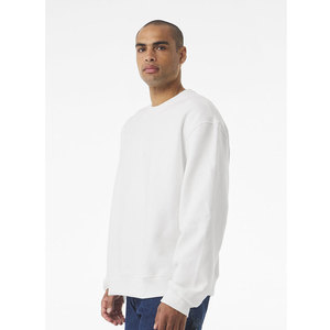 Venta al por mayor Gran oferta cuello redondo manga larga liso blanco sudadera hombres carta gráfico gota hombro pulóver sudadera - Product Image 2
