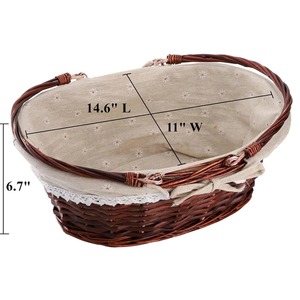 Paniers en rotin adaptés aux courses, paniers de rangement faits à la main, rotin naturel, multifonctionnels, modernes, fabriqués au Vietnam - Product Image 3