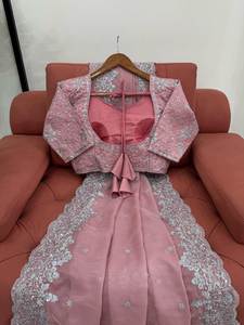 Haute qualité Banarasi doux soie Saree indien dernière conception pour la fête de mariage porter prix de gros du fabricant - Product Image 3