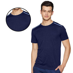 Camisetas ajustadas lisas en blanco de alta calidad de manga corta al por mayor, camisetas de hombre unisex 100% algodón con logotipo personalizado impreso - Product Image 6