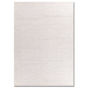 Tapis en jute et chanvre noués à la main Nomadic Threads Modern Ivory PKJT-150 pour la maison, la salle à manger, le salon, l'espace extérieur - Product Image 1