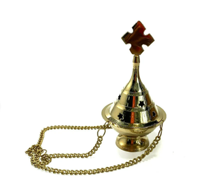 Quemador de incienso de latón puro de alta calidad tallado a mano, incensario personalizado OEM ODM y difusor de fragancia - Product Image 3