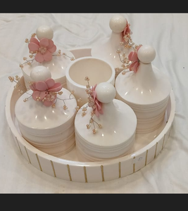 Ensemble de pots en résine de luxe avec design texturé et motif de fruits pour la décoration de la cuisine, la vaisselle, préservant la fraîcheur - Product Image 5