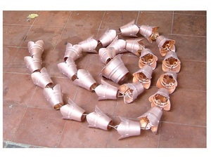 Metal Aluminum Home Decor Antique Garden Hanging Rain Chain with Customized Design Indoor or Outdoor <b>Ornament</b> - Product Image 3