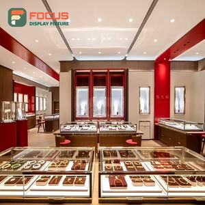 Vitrina de Vidrio para Joyería con Iluminación LED Premium, Mostrador de Joyería de Madera, Vitrina de Vidrio para Joyería de Alta Gama - Product Image 1