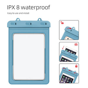 Custom LOGO esterno <span class=keywords><strong>universale</strong></span> IPX8 plastica asciutta di alta qualità trasparente PVC <span class=keywords><strong>Tablet</strong></span> <span class=keywords><strong>custodia</strong></span> con cinturino impermeabile - Product Image 5