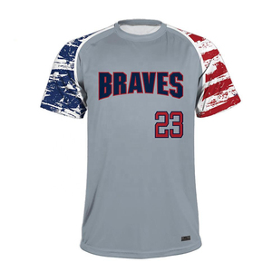 Camisetas de Béisbol Unisex al Por Mayor de Alta Calidad 2026, Transpirables, de Secado Rápido, Tallas Grandes, Ropa Deportiva para Deportes - Product Image 1