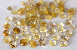 Cuarzo rutilo dorado natural Corte redondo de 4mm-Cuarzo rutilo dorado suelto Calidad superior - Product Image 4