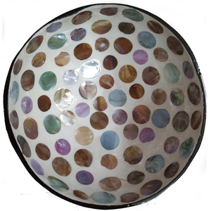 ชามเคลือบรูปหัวใจกะลามะพร้าวตกแต่งสีสันสดใสของประดับตกแต่งของที่ระลึกของน่ารัก - Product Image 4