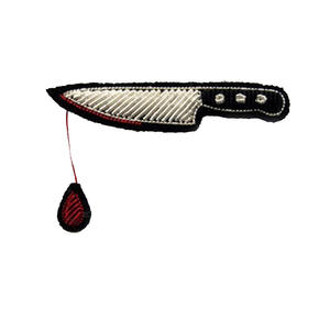 Broches de pistolet en cuivre de mode-Fil de lingot brodé à la main Fournisseur de services OEM de haute qualité - Product Image 3