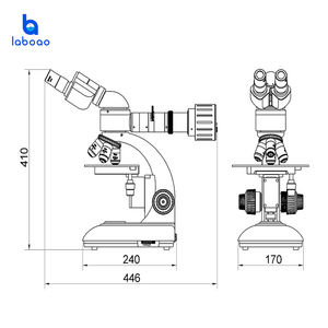 Laboao 정밀 과학 연구를위한 고급 쌍안 직립 금속 현미경 - Product Image 5