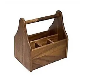 ไม้ขนาดใหญ่เครื่องครัวสําหรับเคาน์เตอร์ห้องครัวขนาดใหญ่มีดช้อนผ้าเช็ดปากตกแต่งขายส่งเครื่องครัวไม้ - Product Image 1