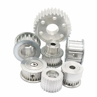 Poulie de distribution en aluminium 34T usinée CNC OEM ODM GT2 GT3 GT5 pour imprimante 3D et machines industrielles