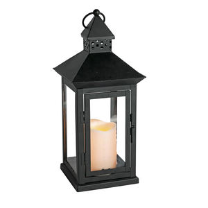 Portavelas marroquí tradicional personalizado/linterna de luz de hadas decoración del hogar de hierro de Metal para espacio habitable - Product Image 2