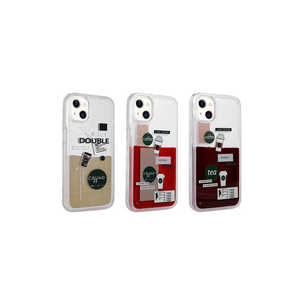 Étui en silicone liquide personnalisé à motifs de la série SENK pour iPhone 14 Plus, design boisson, coque souple en TPU, anti-traces de doigts, antichoc - Product Image 2