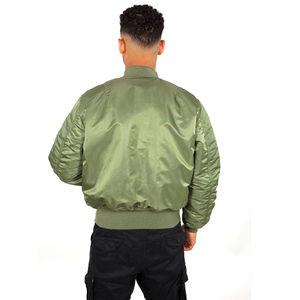 Ropa Personalizada, Chaqueta Bomber Informal de Invierno para Hombre, Impermeable y Resistente al Viento, para Entrenamiento, de Algodón/Poliéster de Alta Calidad - Product Image 2