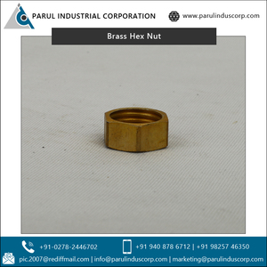 Tuerca hexagonal de latón hecha a medida más vendida de 2022, calidad óptima para sujetadores industriales/automotrices, acabado galvanizado, exportador indio - Product Image 2