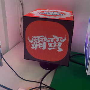 <span class=keywords><strong>Led</strong></span> Cube màn hình ứng dụng điều khiển đầy đủ màu sắc quảng cáo ngoài trời Cube 3D hiệu ứng cửa đầu điện tử di chuyển dấu hiệu - Product Image 4