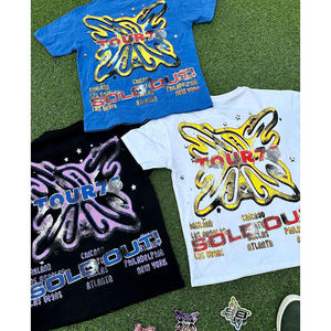 Camiseta con logotipo personalizado de su marca, camiseta de talla grande, Camisetas estampadas, Camiseta 100% de algodón para hombre, ajuste holgado, estampado 2025 OEM - Product Image 5